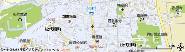 長野県長野市松代町（松代中町）周辺の地図