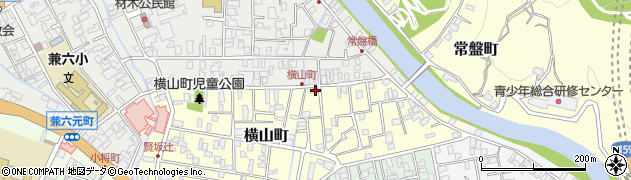 ひまわりチェーン　横山店周辺の地図