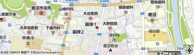 筑波銀行鹿沼支店 ＡＴＭ周辺の地図