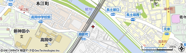 石川県金沢市御影町28周辺の地図