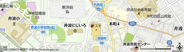 富山第一銀行井波支店周辺の地図