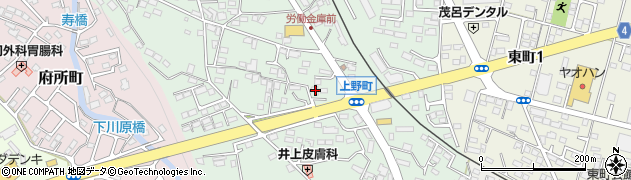 栃木県鹿沼市上野町343周辺の地図