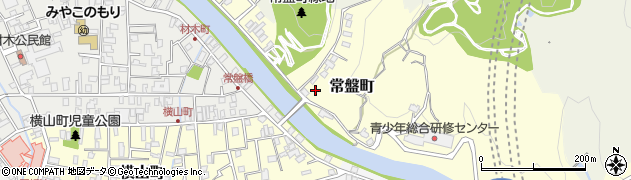 石川県金沢市常盤町周辺の地図