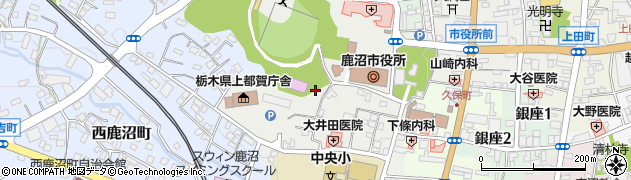 栃木県鹿沼市今宮町周辺の地図