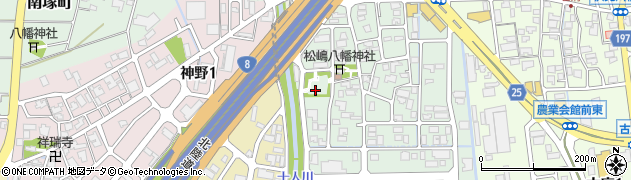 松島町西公園周辺の地図