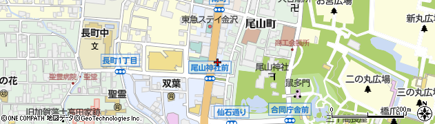株式会社カワイ楽器製作所　金沢ピアノセンター周辺の地図