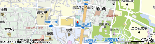 金沢ニューグランドホテル 友禅周辺の地図