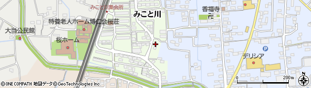 長野県長野市みこと川34周辺の地図