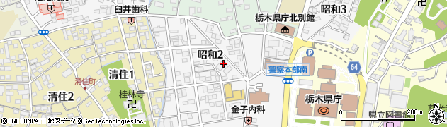 上野記念館周辺の地図