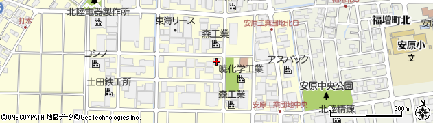 石川県金沢市打木町東周辺の地図