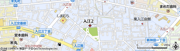 石川県金沢市入江周辺の地図