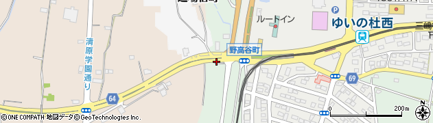 栃木県宇都宮市野高谷町428周辺の地図