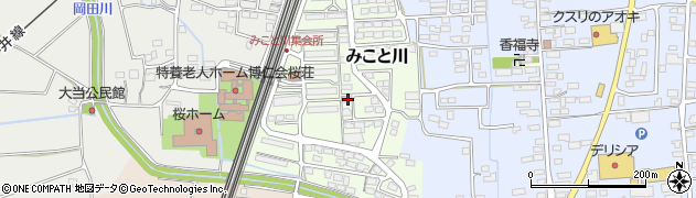 長野県長野市みこと川43周辺の地図