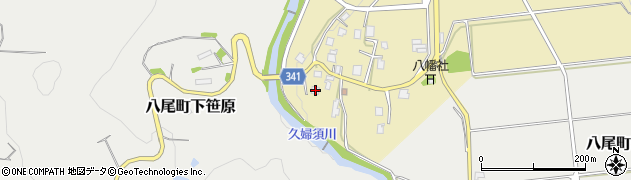 富山県富山市八尾町樫尾18周辺の地図