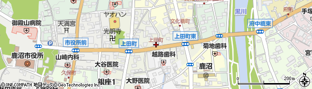 上田町周辺の地図