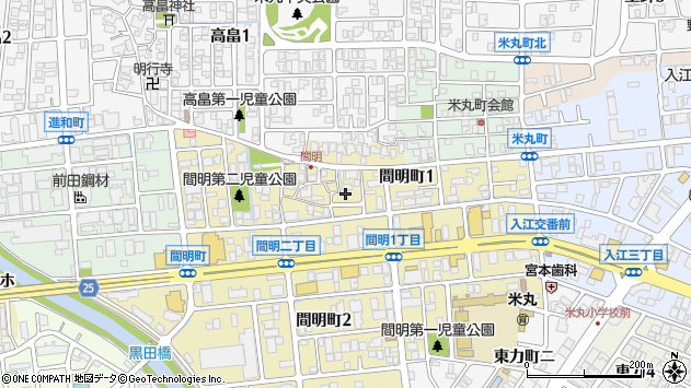 〒921-8005 石川県金沢市間明町の地図