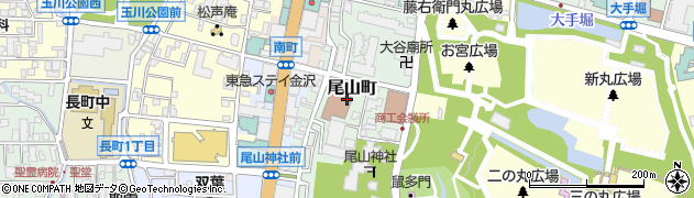 石川県金沢市尾山町周辺の地図