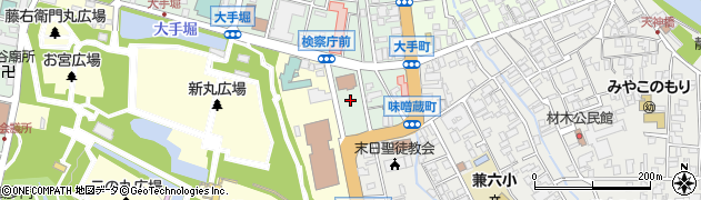 石川県金沢市大手町6周辺の地図