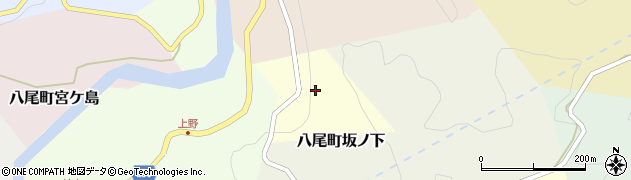 富山県富山市八尾町高尾周辺の地図