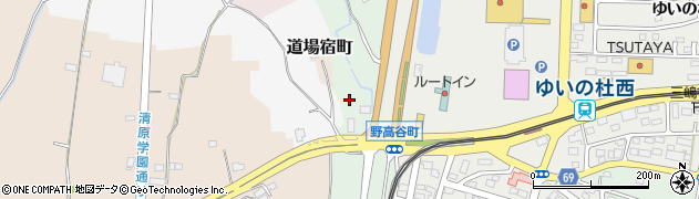 栃木県宇都宮市野高谷町430周辺の地図