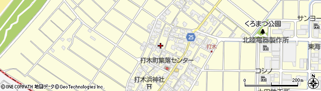 石川県金沢市打木町西周辺の地図