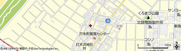 石川県金沢市打木町（西）周辺の地図
