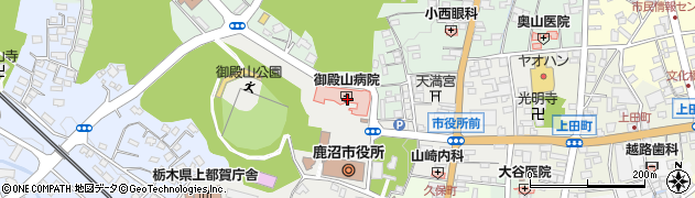 御殿山病院周辺の地図