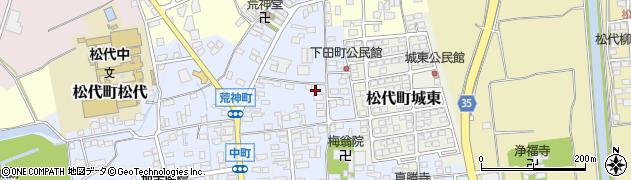 長野県長野市松代町松代下田町周辺の地図