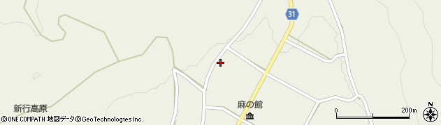 長野県大町市美麻新行14847周辺の地図