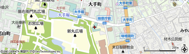 金沢白鳥路ホテル山楽周辺の地図