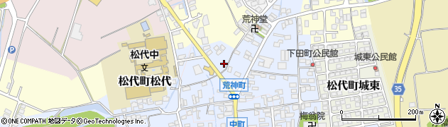 長野県長野市松代町（松代荒神町）周辺の地図
