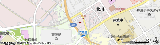 富山県南砺市下新町周辺の地図