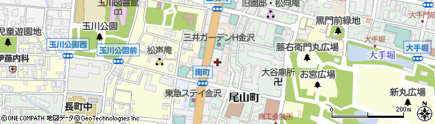 日本郵政グループ労働組合　北陸地方本部周辺の地図