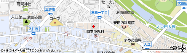 石川県金沢市玉鉾町イ周辺の地図