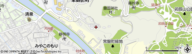 石川県金沢市東御影町25周辺の地図