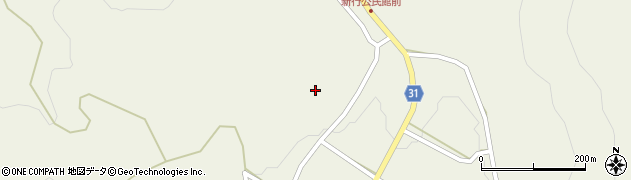 長野県大町市美麻新行14651周辺の地図