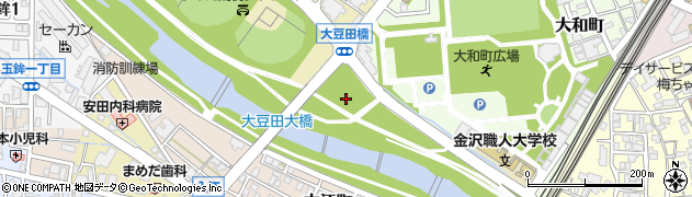 石川県金沢市大豆田本町ト周辺の地図