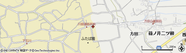 柳川堂周辺の地図