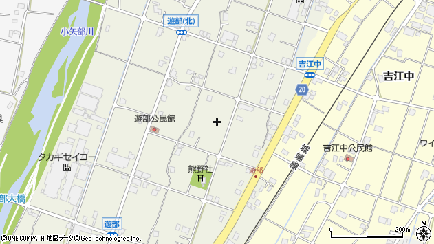 〒939-1701 富山県南砺市遊部の地図