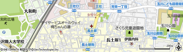 ヤングドライグループヤングドライ金沢中央店周辺の地図