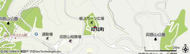 石川県金沢市卯辰町ヤ周辺の地図