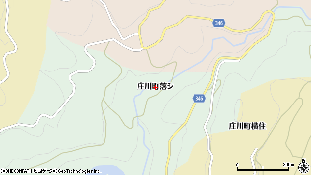〒932-0303 富山県砺波市庄川町湯山の地図