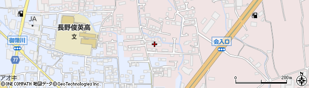 長野県長野市篠ノ井会396周辺の地図
