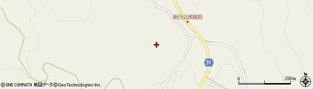 長野県大町市美麻新行14655周辺の地図