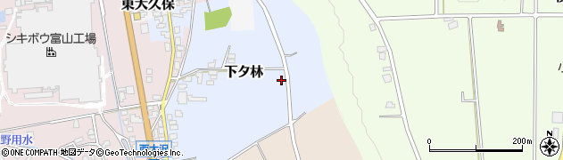 富山県富山市下タ林周辺の地図