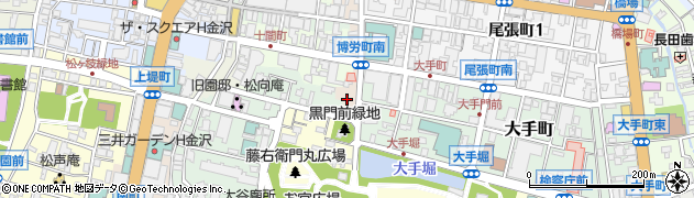 石川県金沢市博労町周辺の地図