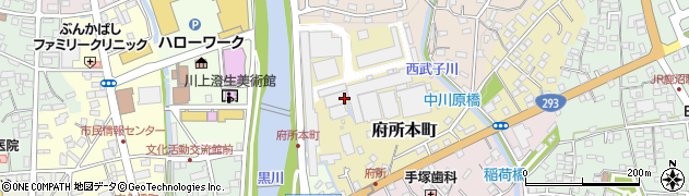 栃木県鹿沼市府所本町周辺の地図