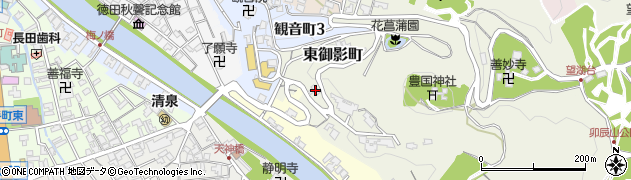 石川県金沢市東御影町60周辺の地図