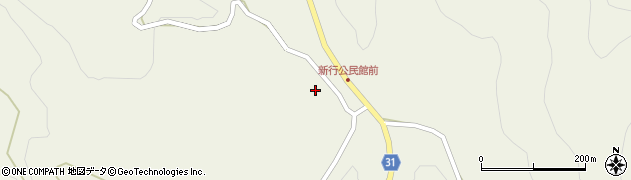長野県大町市美麻新行14678周辺の地図
