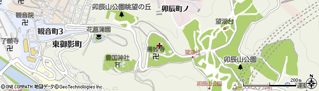 覚林寺周辺の地図